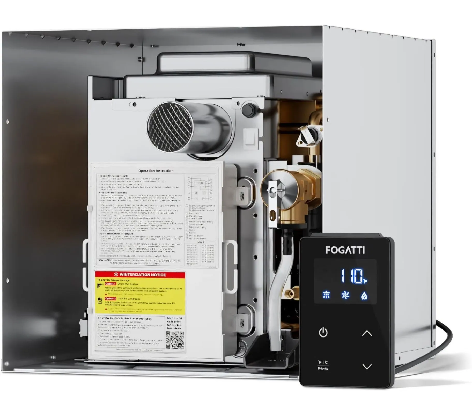 FOGATTI InstaShower 7 RV Tankless Water Heater